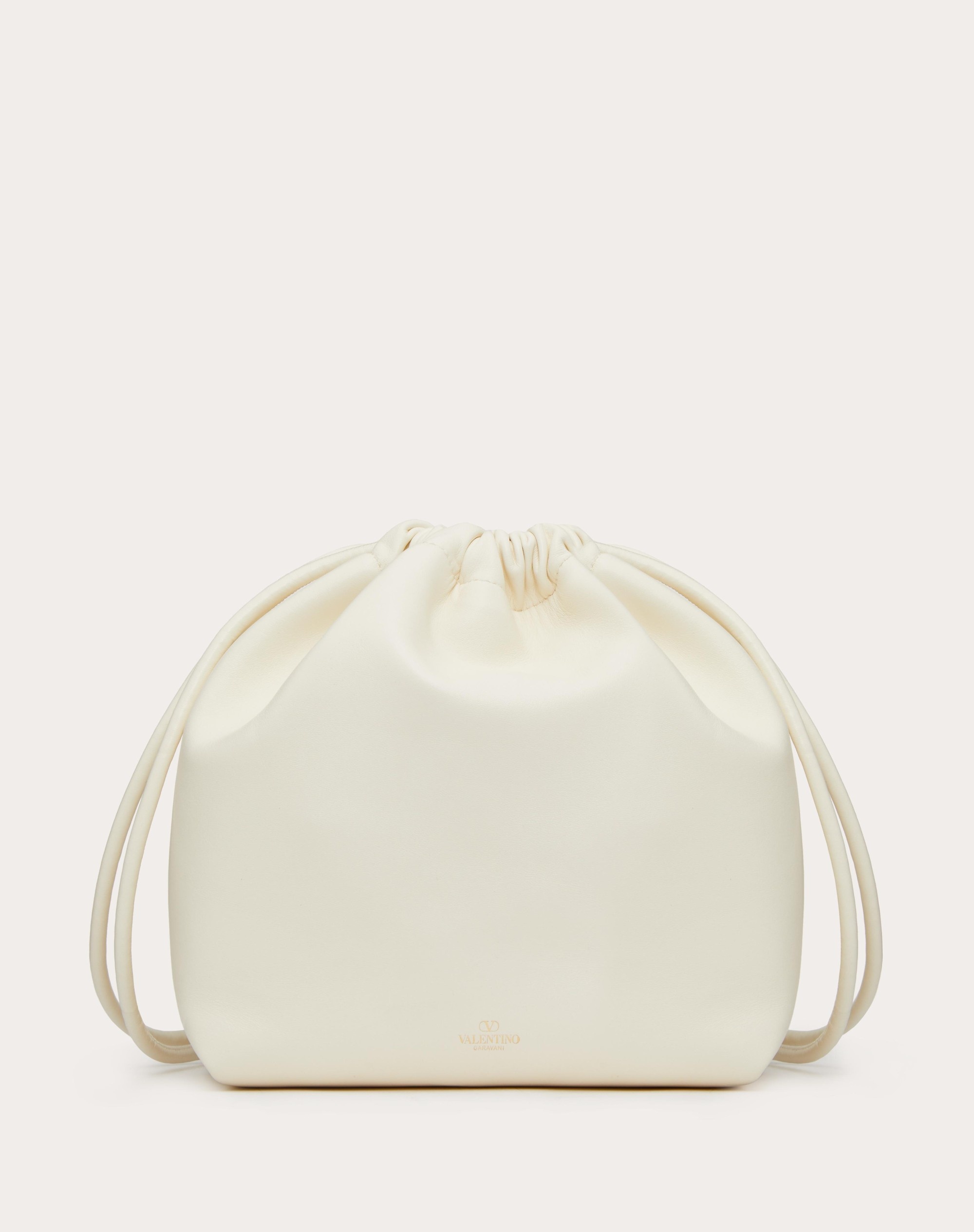 送料込☆【VALENTINO GARAVANI】「VLogo Pouf」ミニバッグ Valentino Garavani Mini VLogo Pouf Bucket Bag | Black | FARFETCH