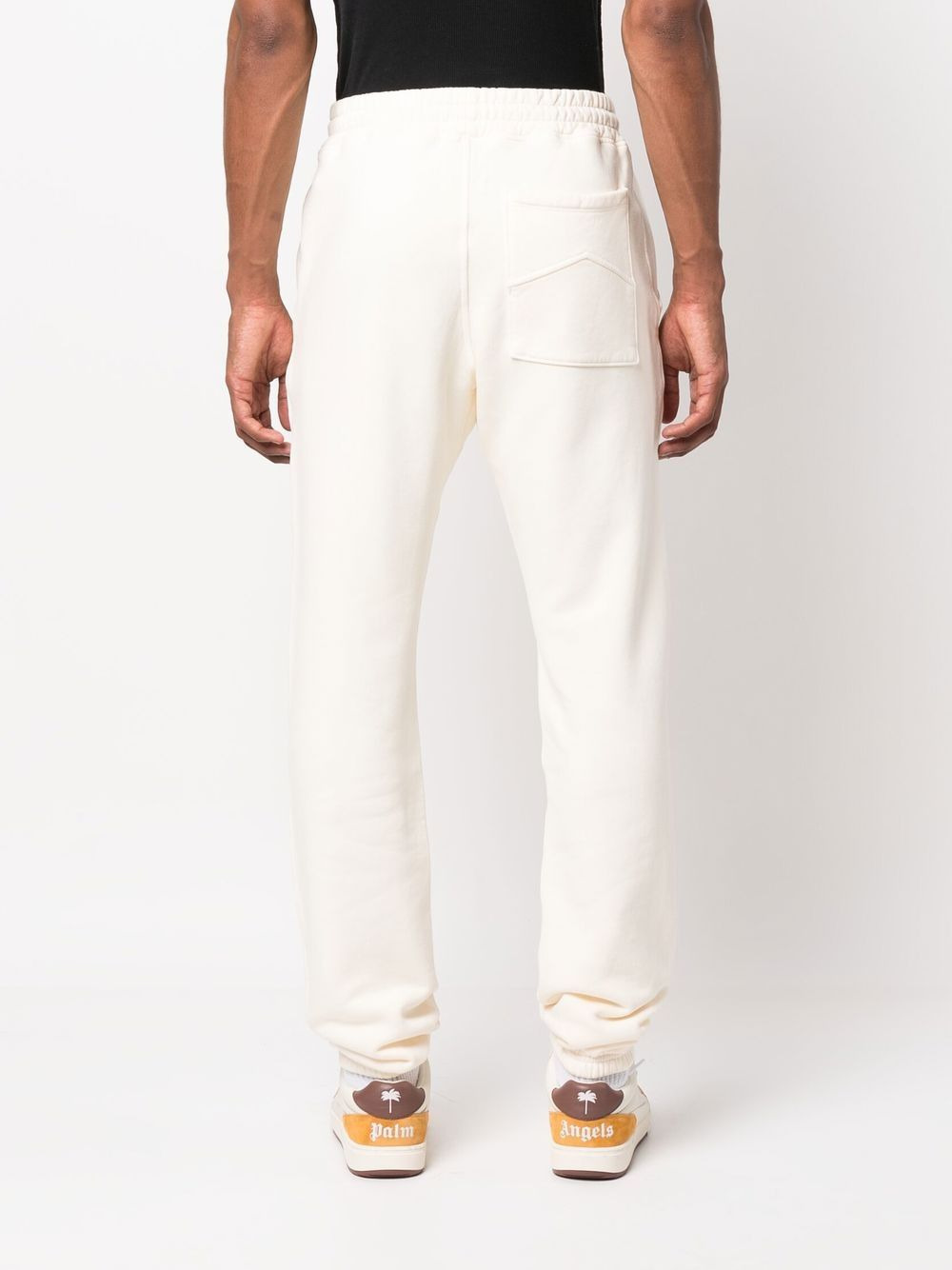 cotton drawstring track-pants - 4
