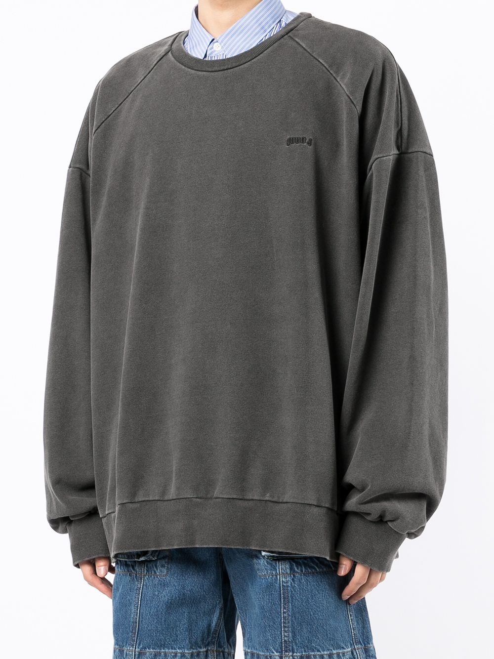 crew-neck pullover sweatshirt - 3