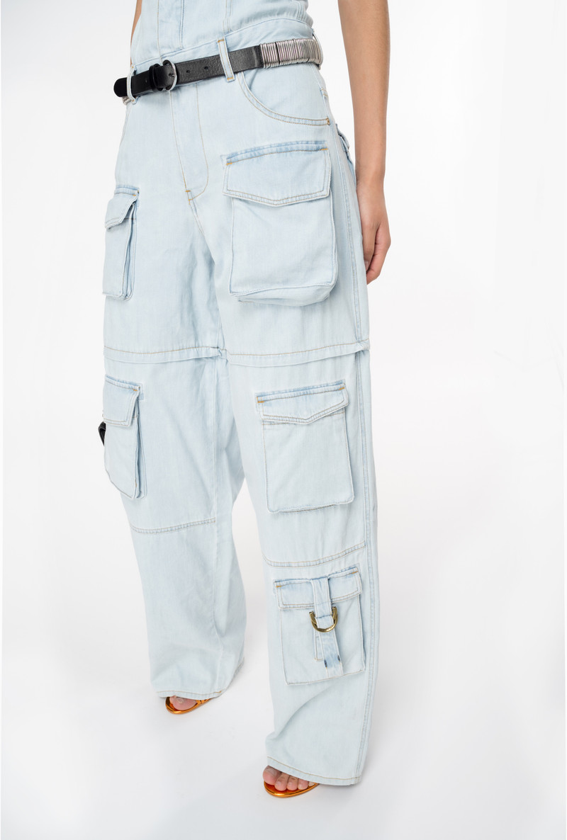 BABY BLUE DENIM BUSTIER JUMPSUIT 4