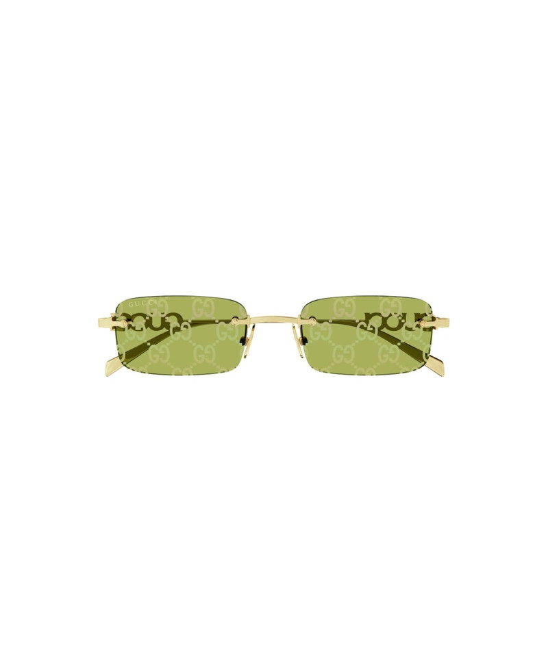 GUCCI Gg1808s-002gold-gold-green outlook
