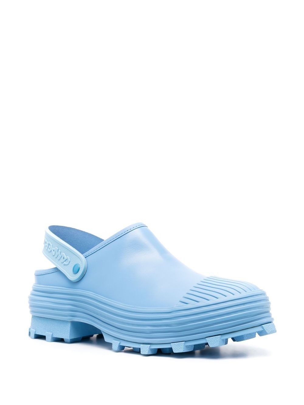 logo-strap chunky mules - 2