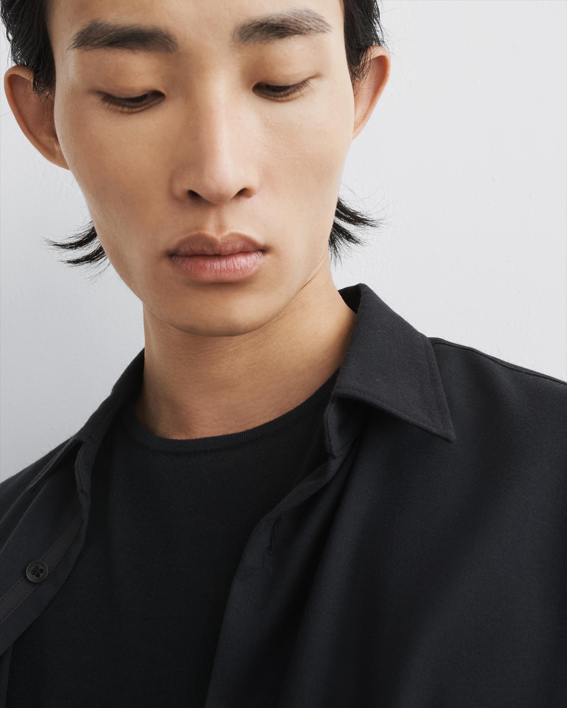 Reid Knit Merino Tee
Wool Blend T-Shirt - 6