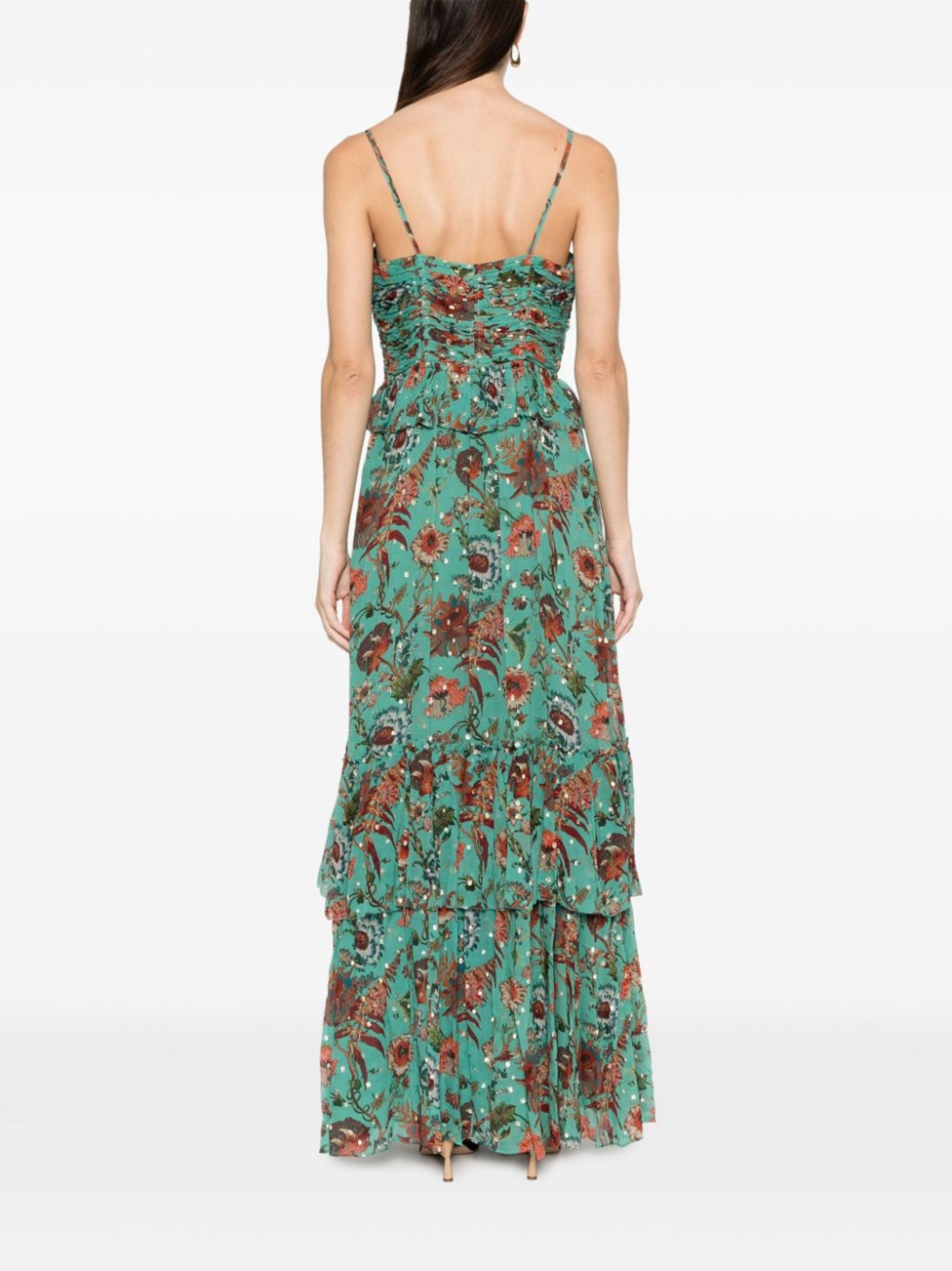 Colette floral-print maxi dress - 4