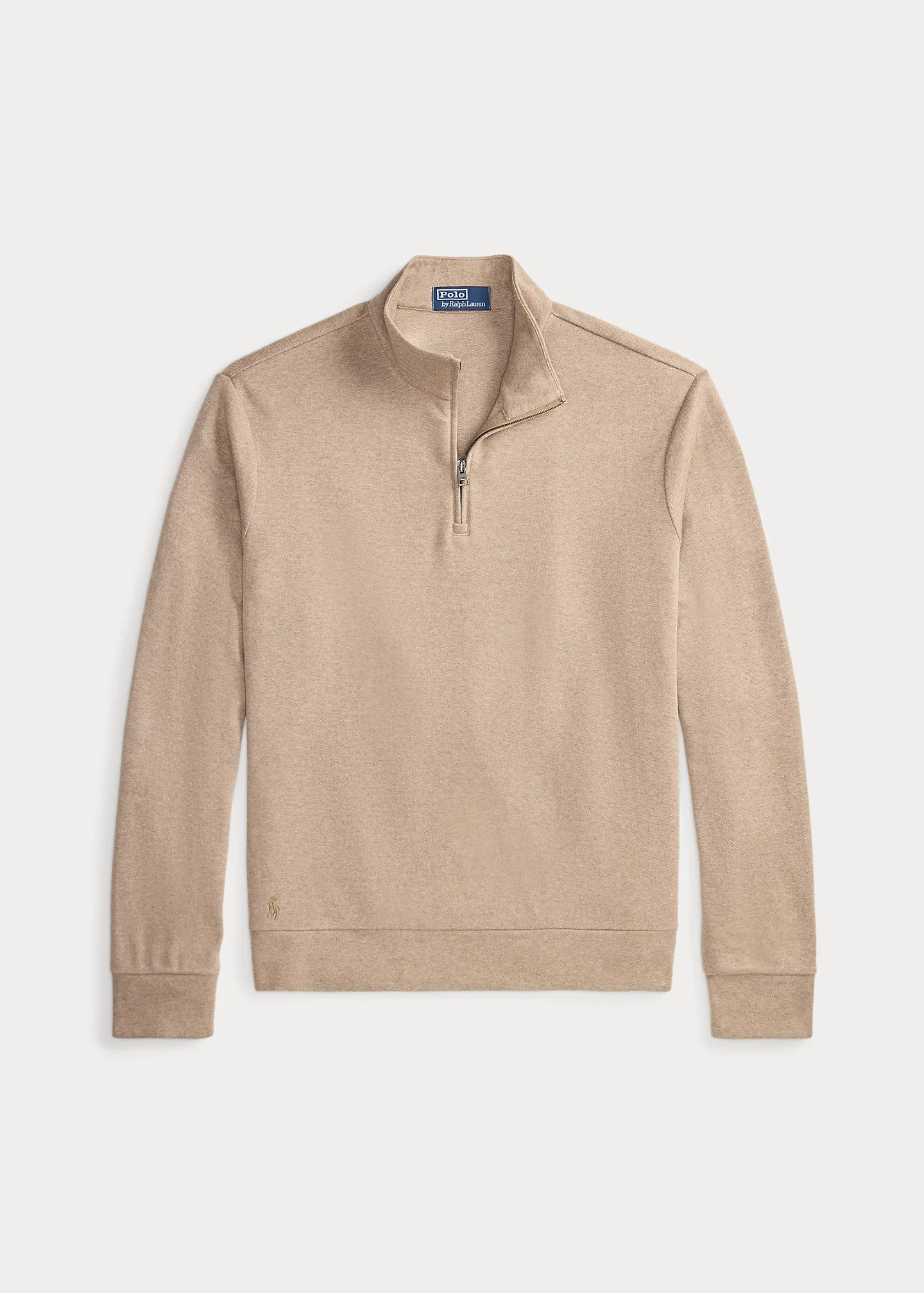 Textured Quarter-Zip Pullover - 1