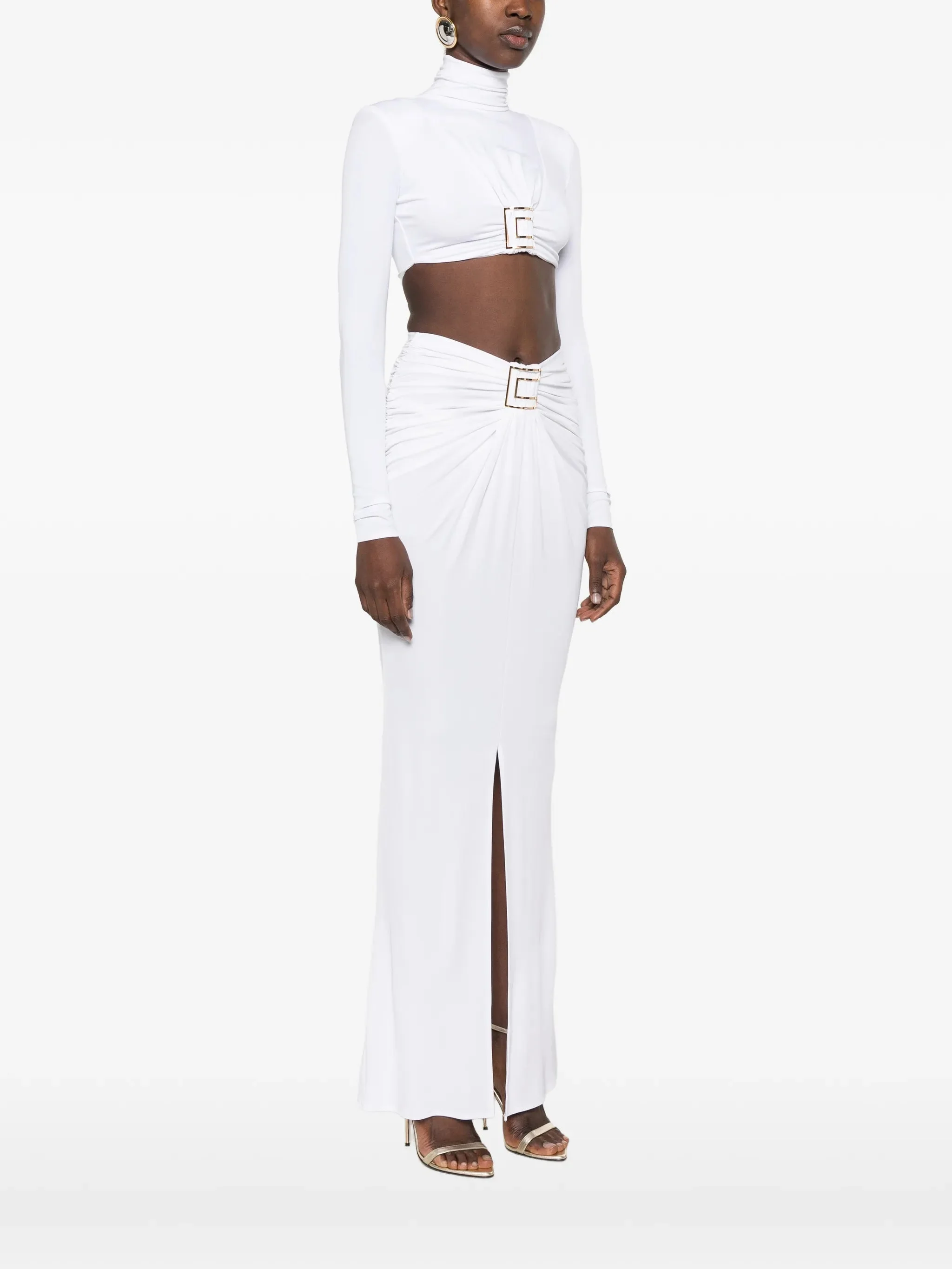 Elisabetta Franchi Logo-plaque Cropped Top - 1