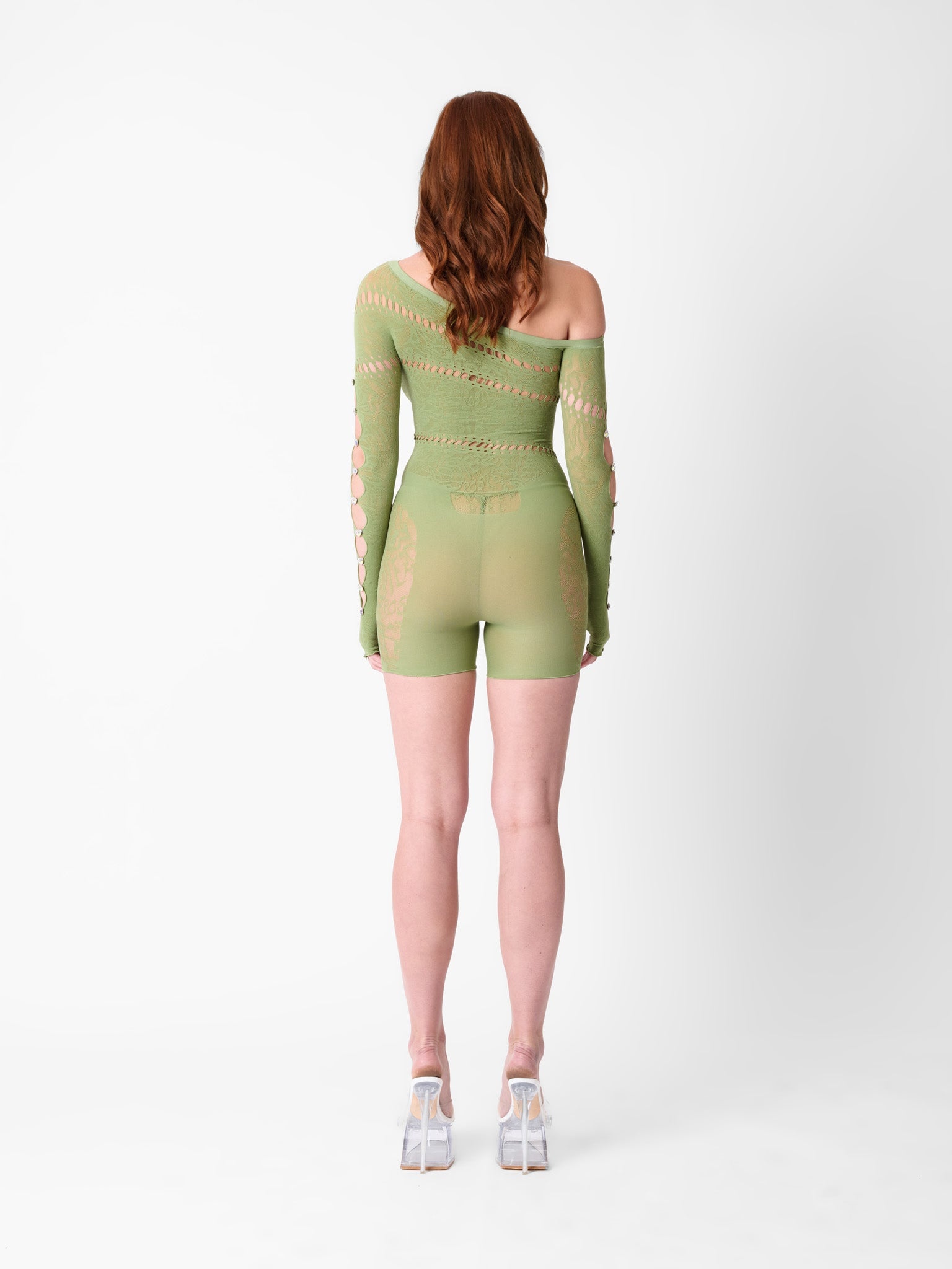 IVY JUMPSUIT SATIVA GREEN - 5