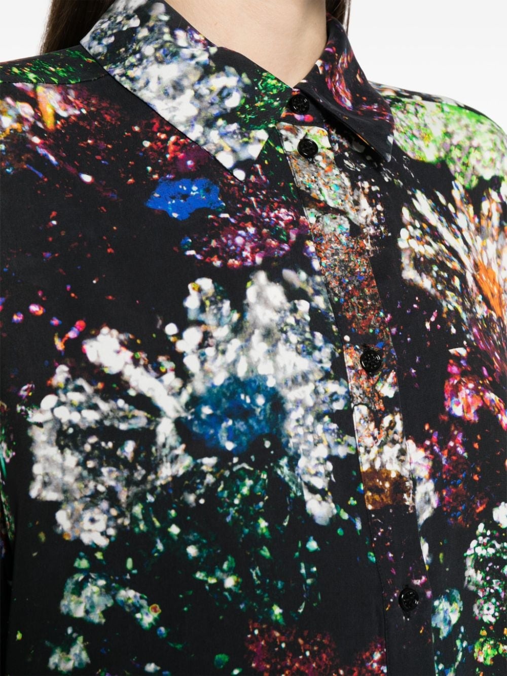 Sophia abstract-pattern print shirt - 5