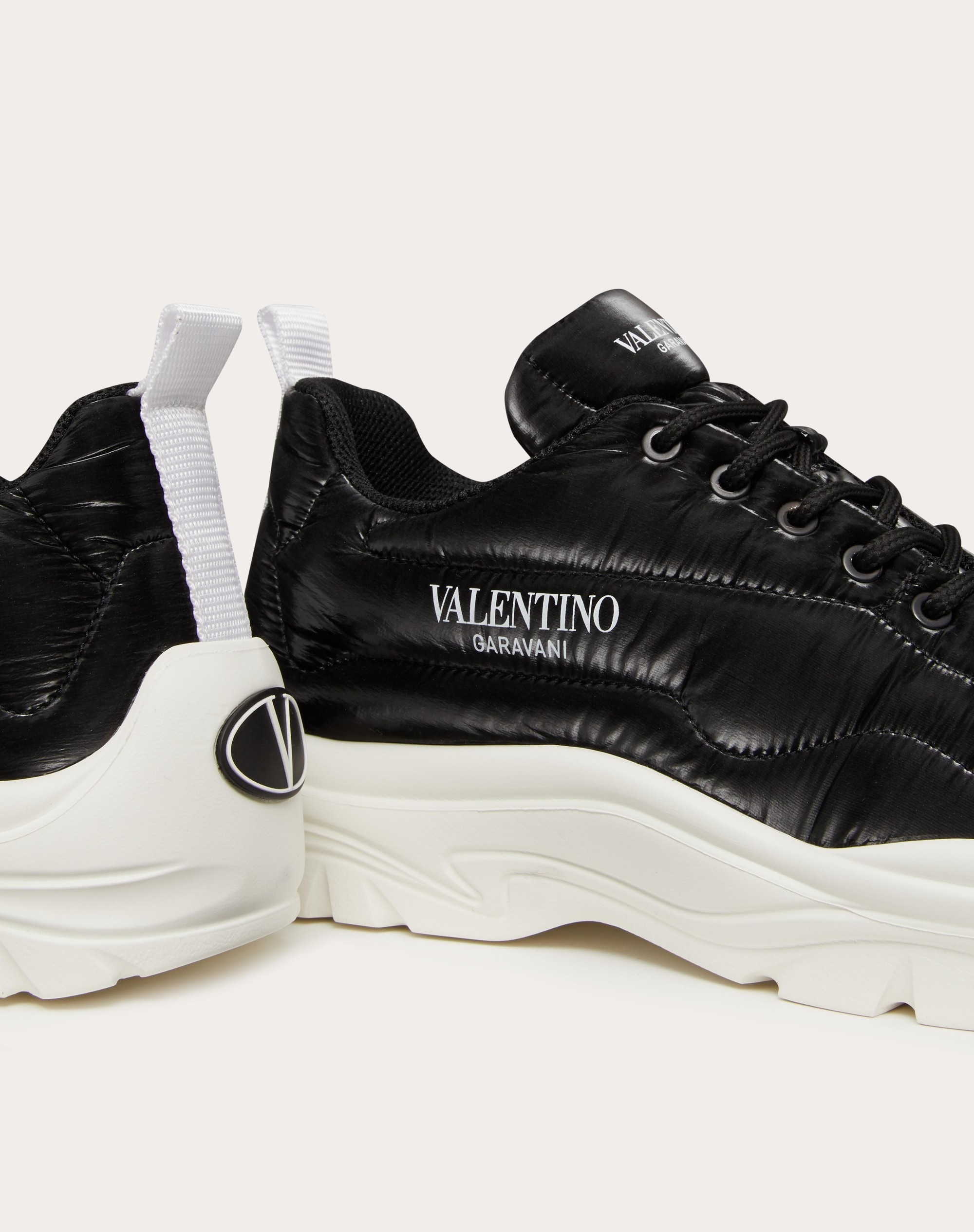 PADDED NYLON GUMBOY SNEAKER - 5
