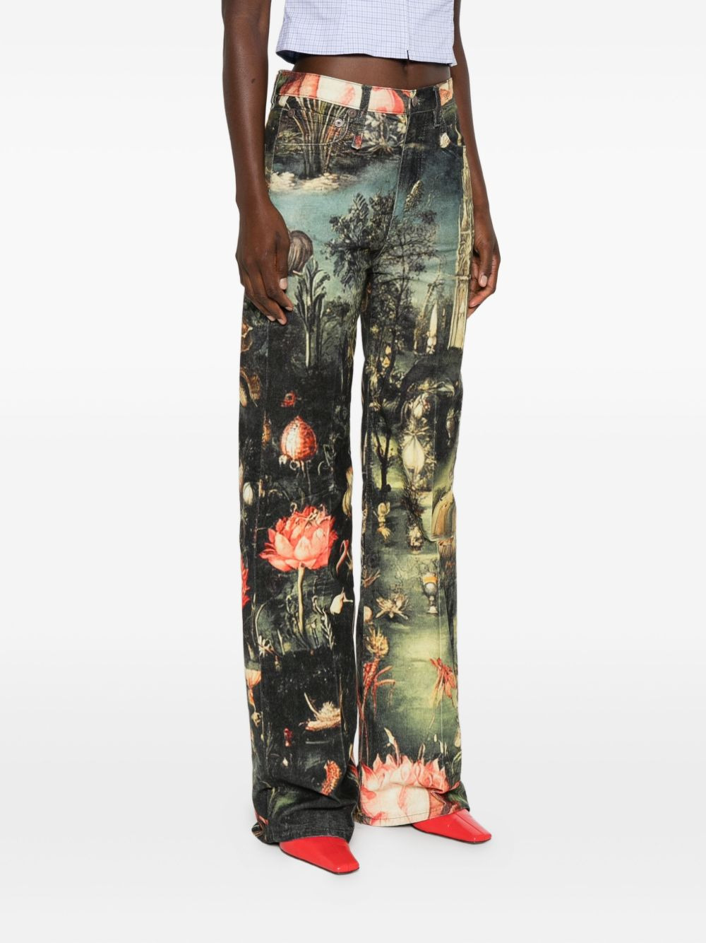 Charlotte straight-leg trousers - 3
