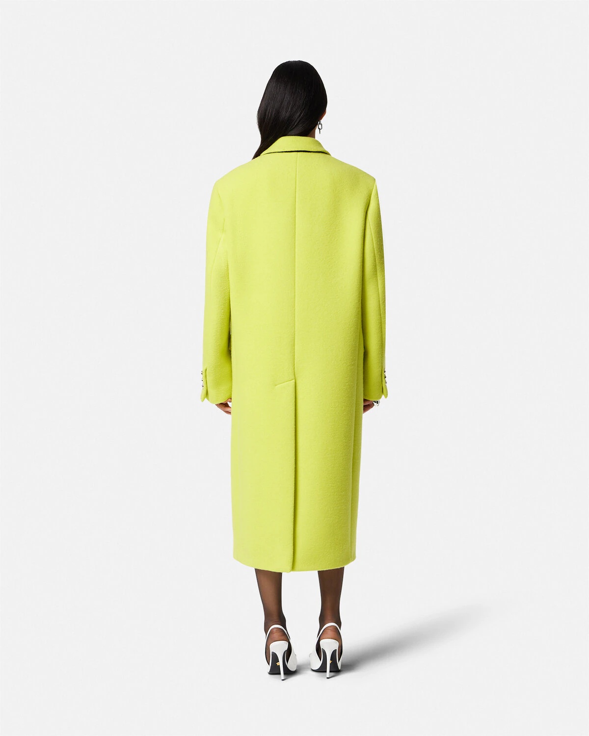 Wool Single-Breasted Overcoat - 5