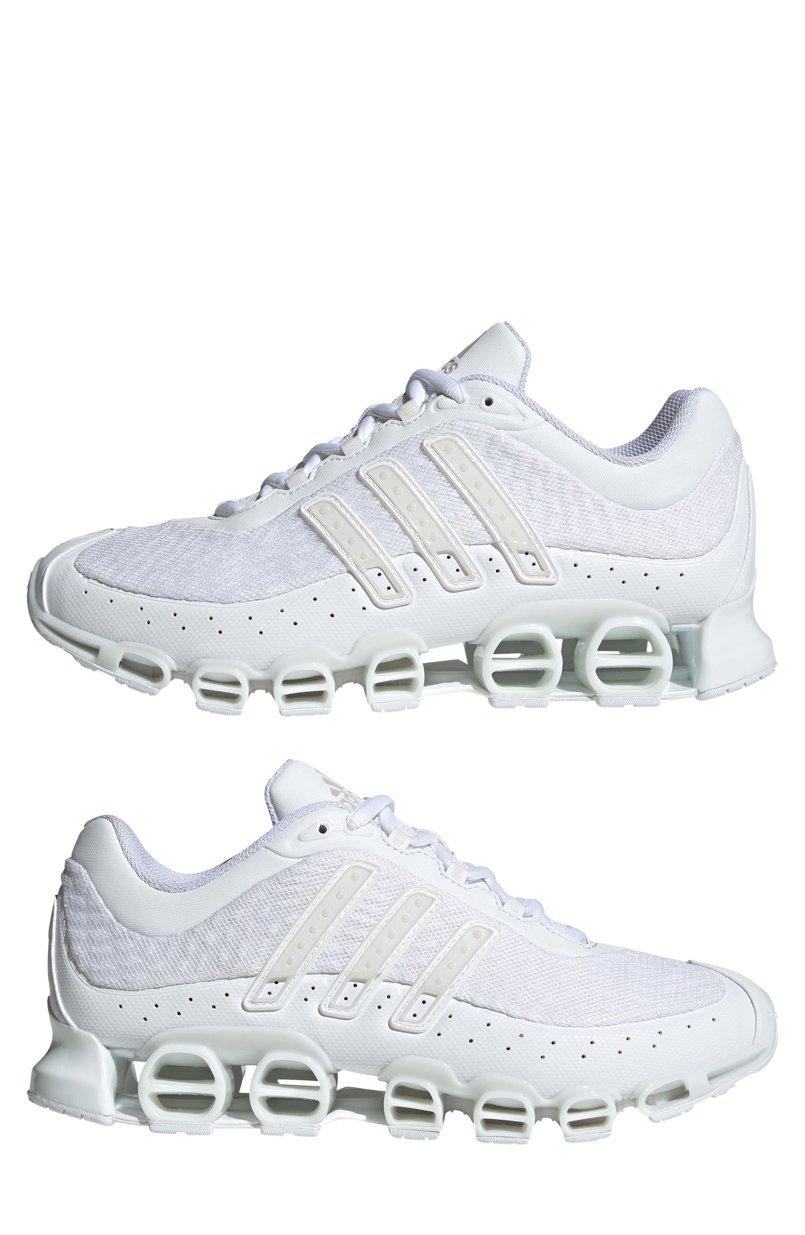 adidas Adifoam Megaride 01 Sneaker in White/White/Grey at Nordstrom - 7