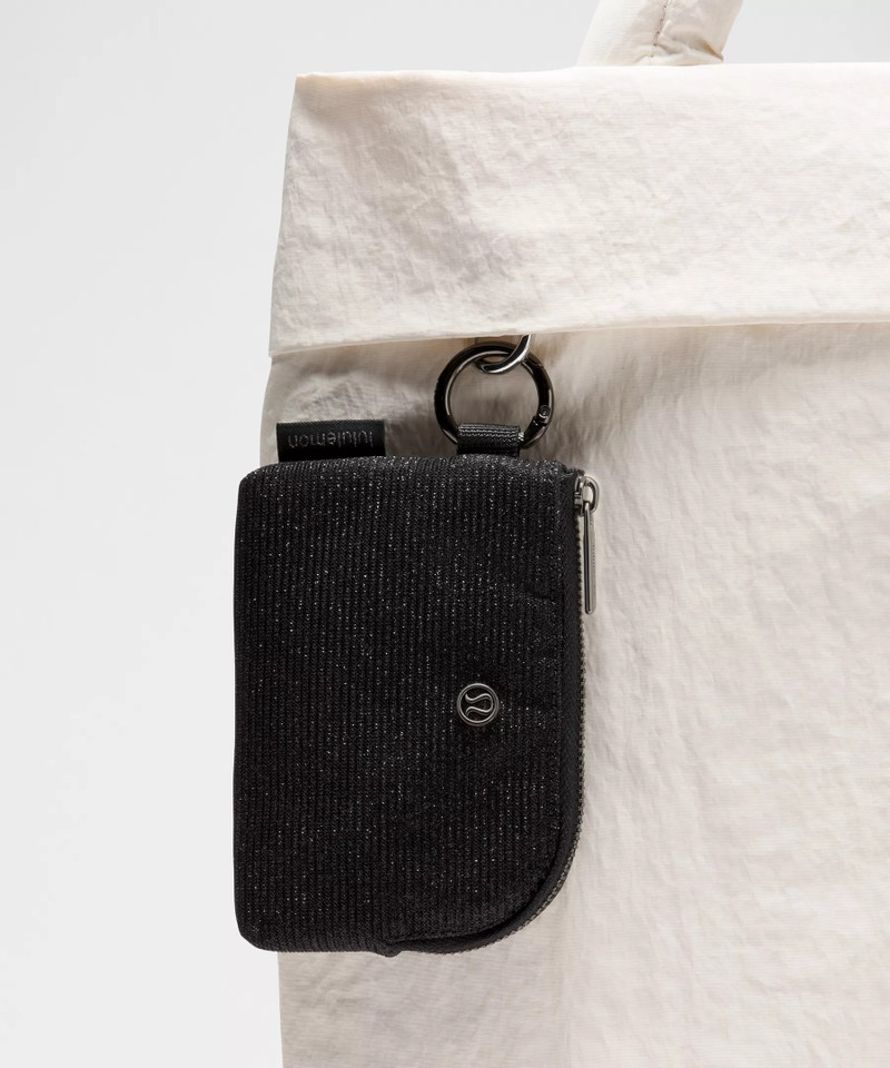 lululemon Clippable Card Pouch *Glitter outlook
