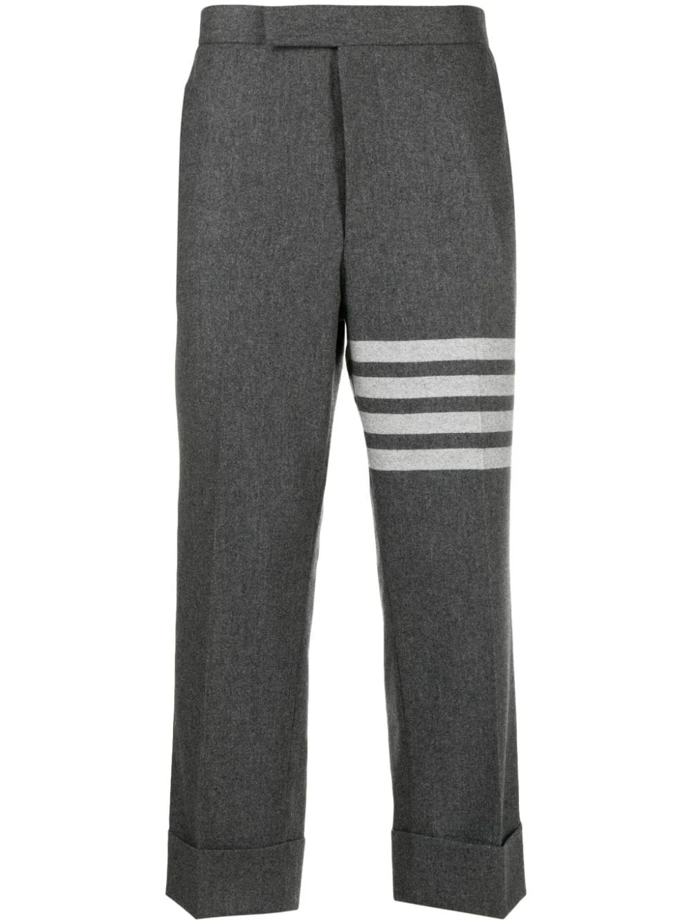 low-rise drop-crotch tailored trousers - 1