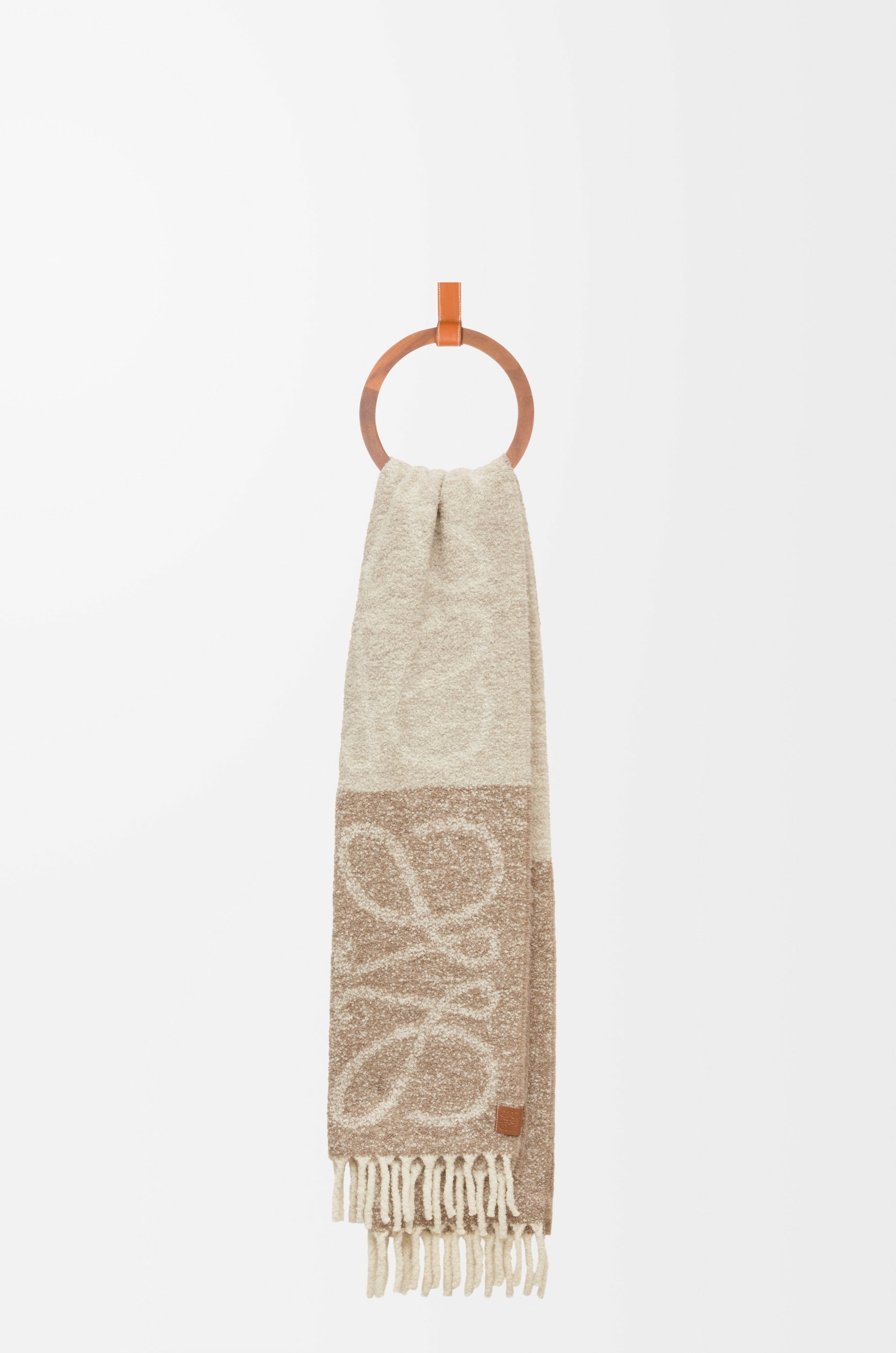 Anagram scarf in alpaca and wool - 4