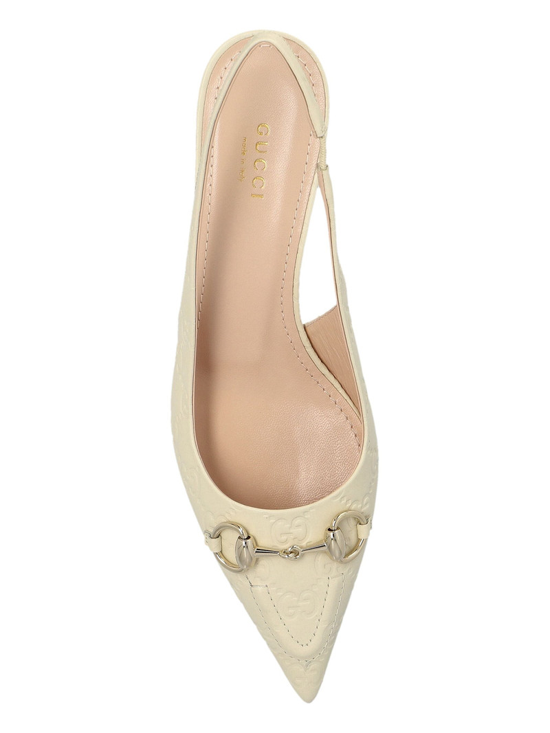 45mm Horsebit slingback pumps 5