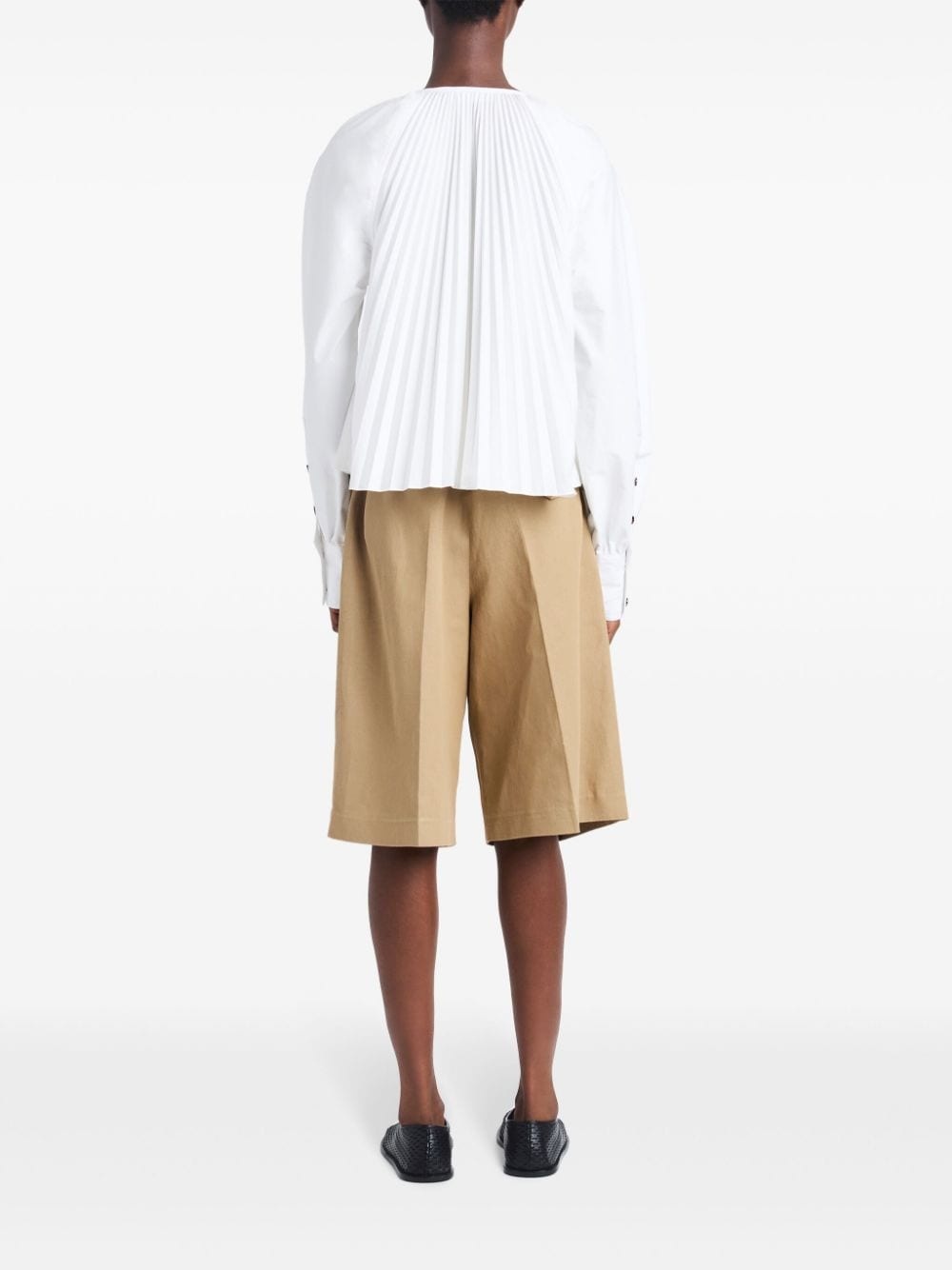 Monica pleat-detailing blouse - 4