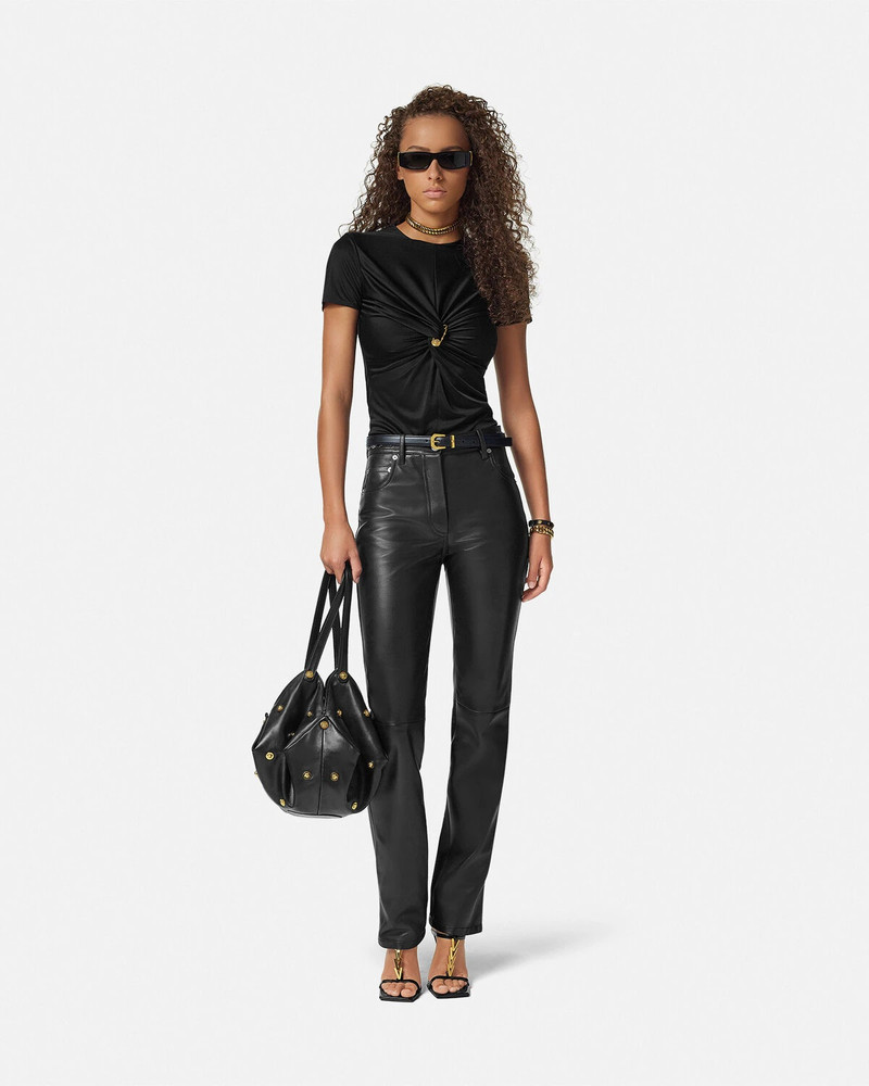 VERSACE Safety Pin Gathered Top outlook