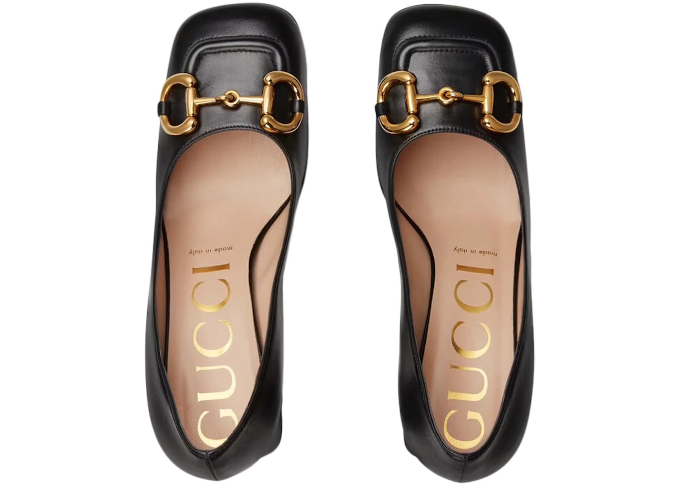 Gucci Horsebit 75mm Pump Black Leather - 3