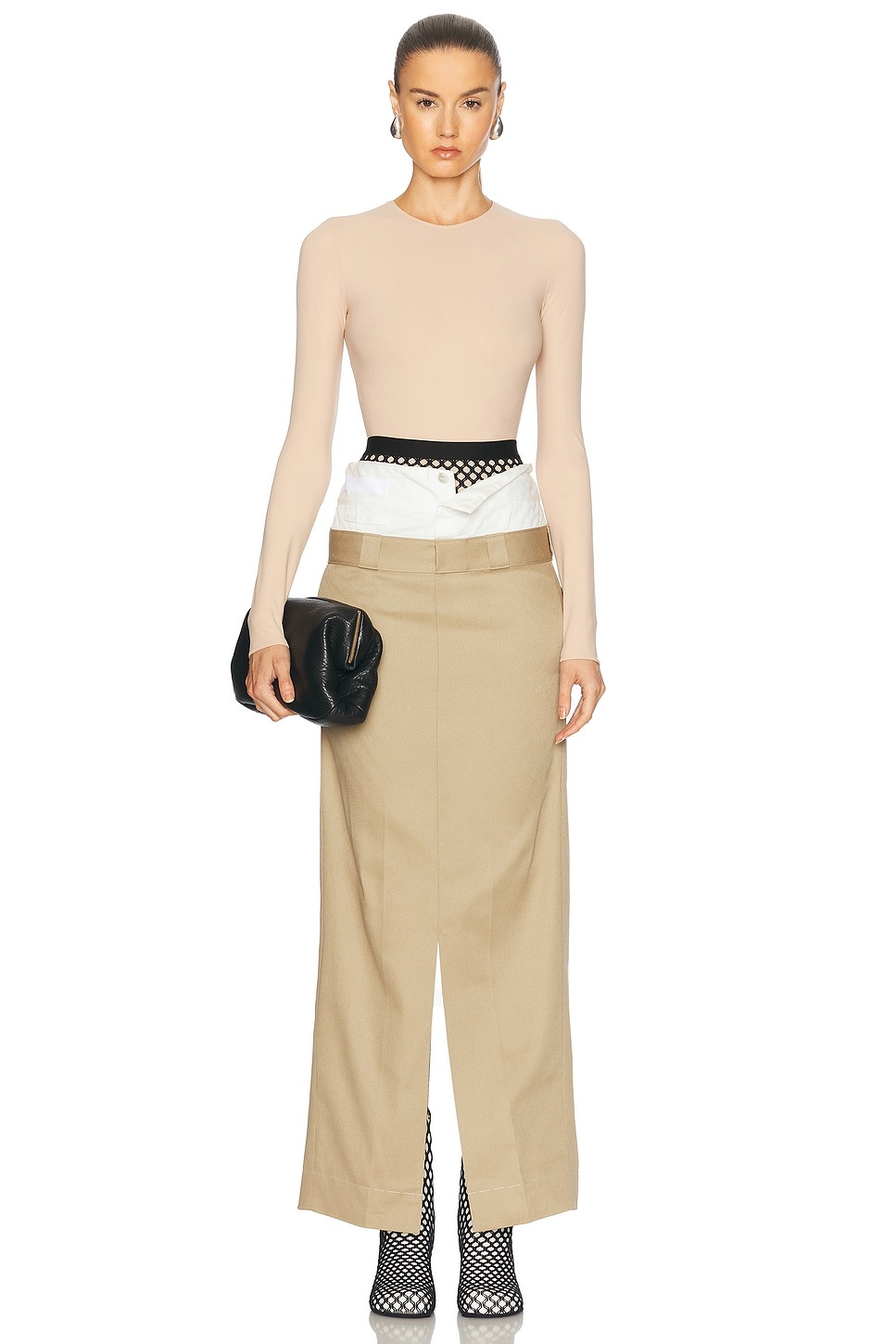 Long Split Hem Skirt - 5