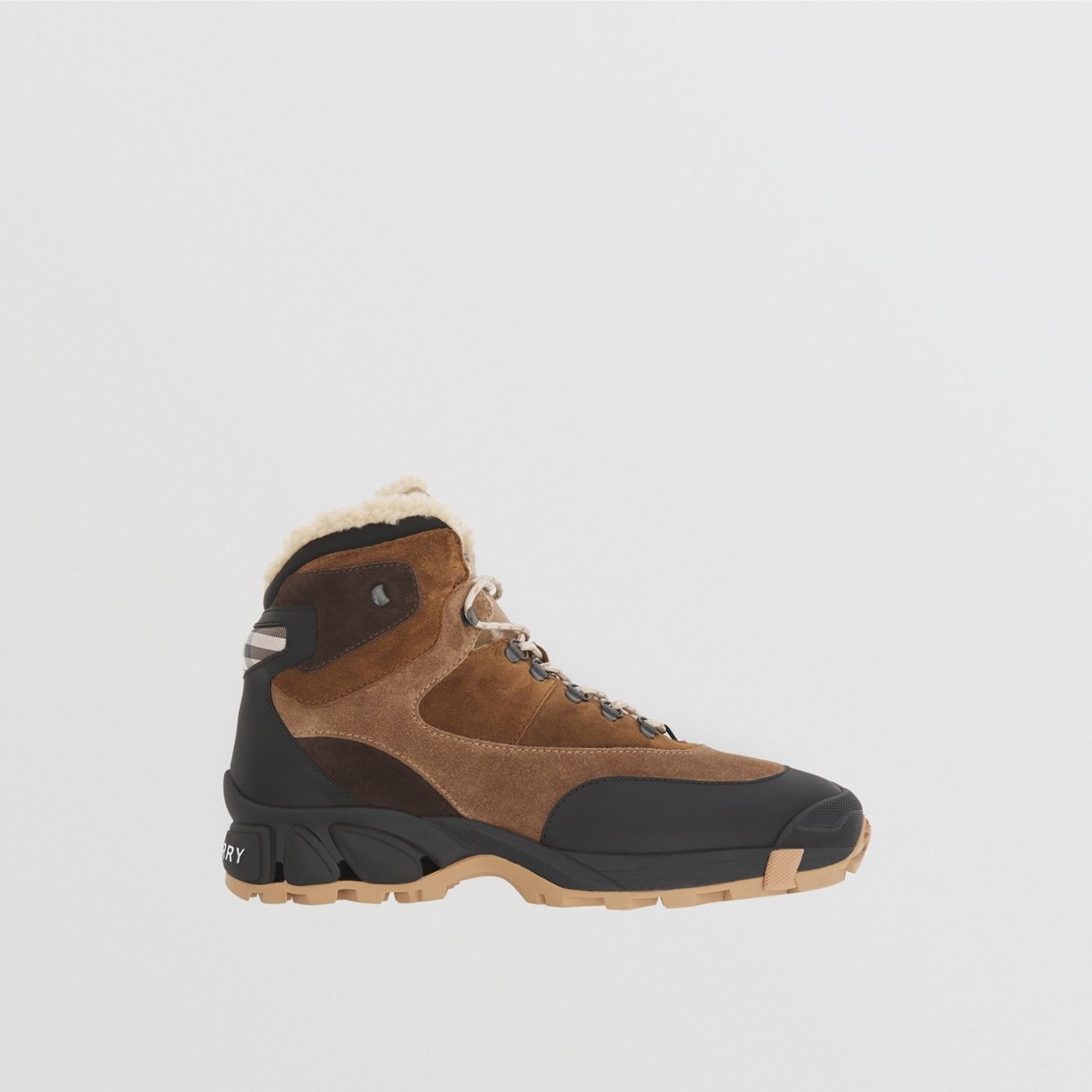 Shearling-lined Suede Tor Boots - 1
