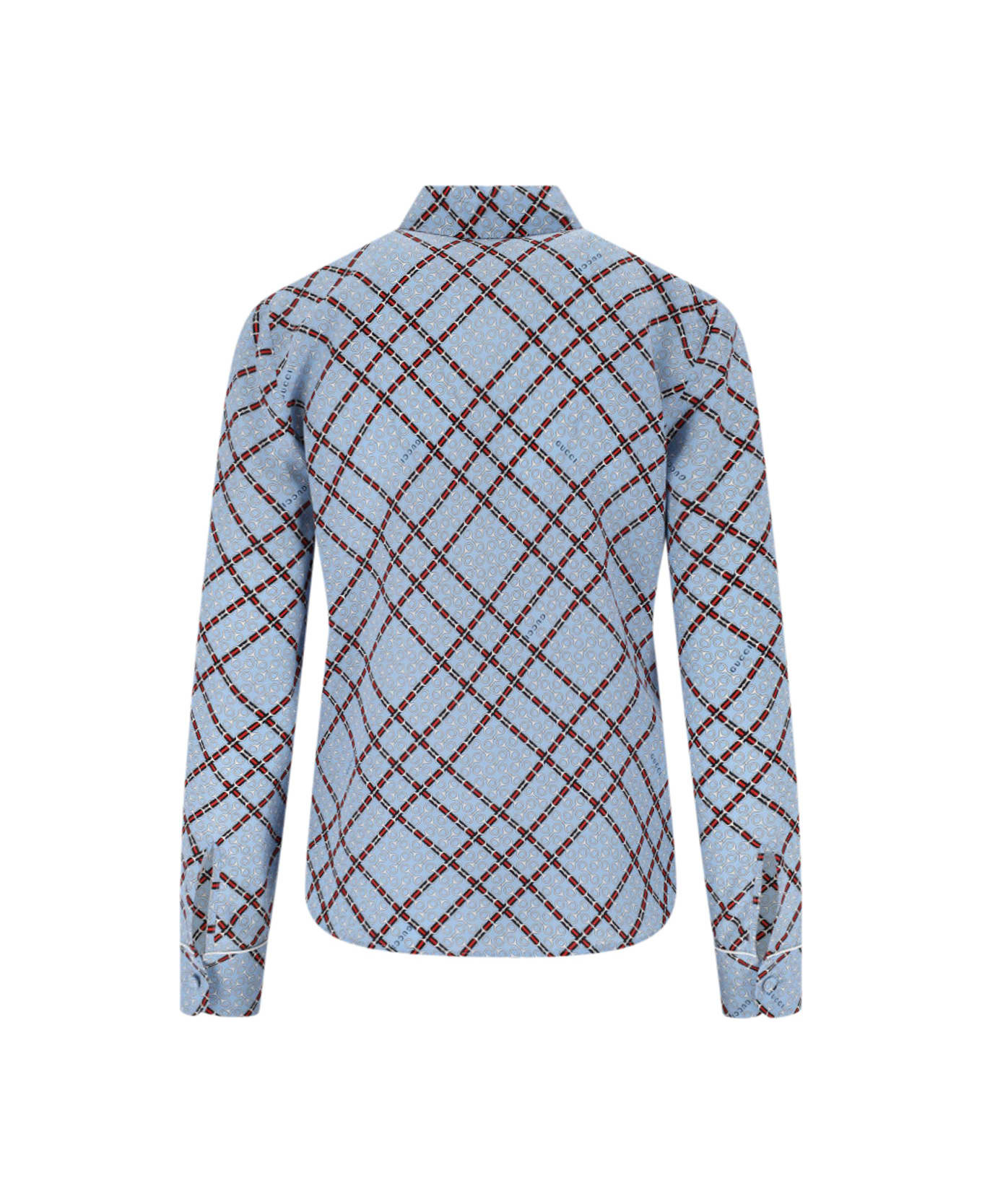 Checked Silk Shirt - 2