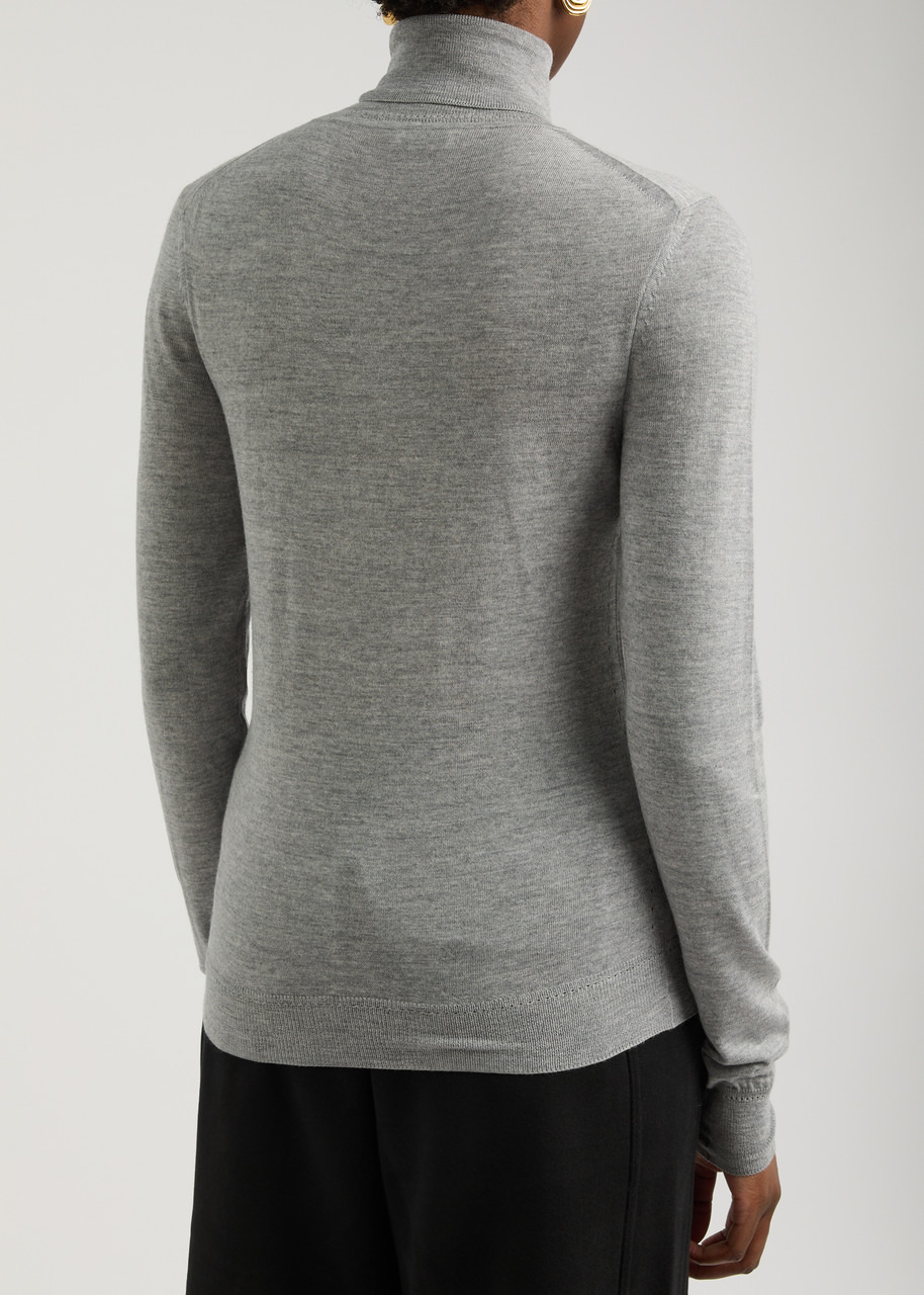 Saint Laurent Cassandre Fine-knit Wool Jumper - 3