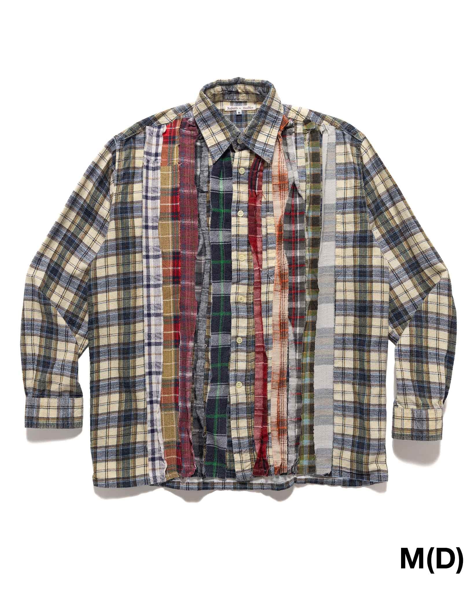 Rebuild by Needles Flannel Shirt -> Ribbon Shirt Assorted - 12