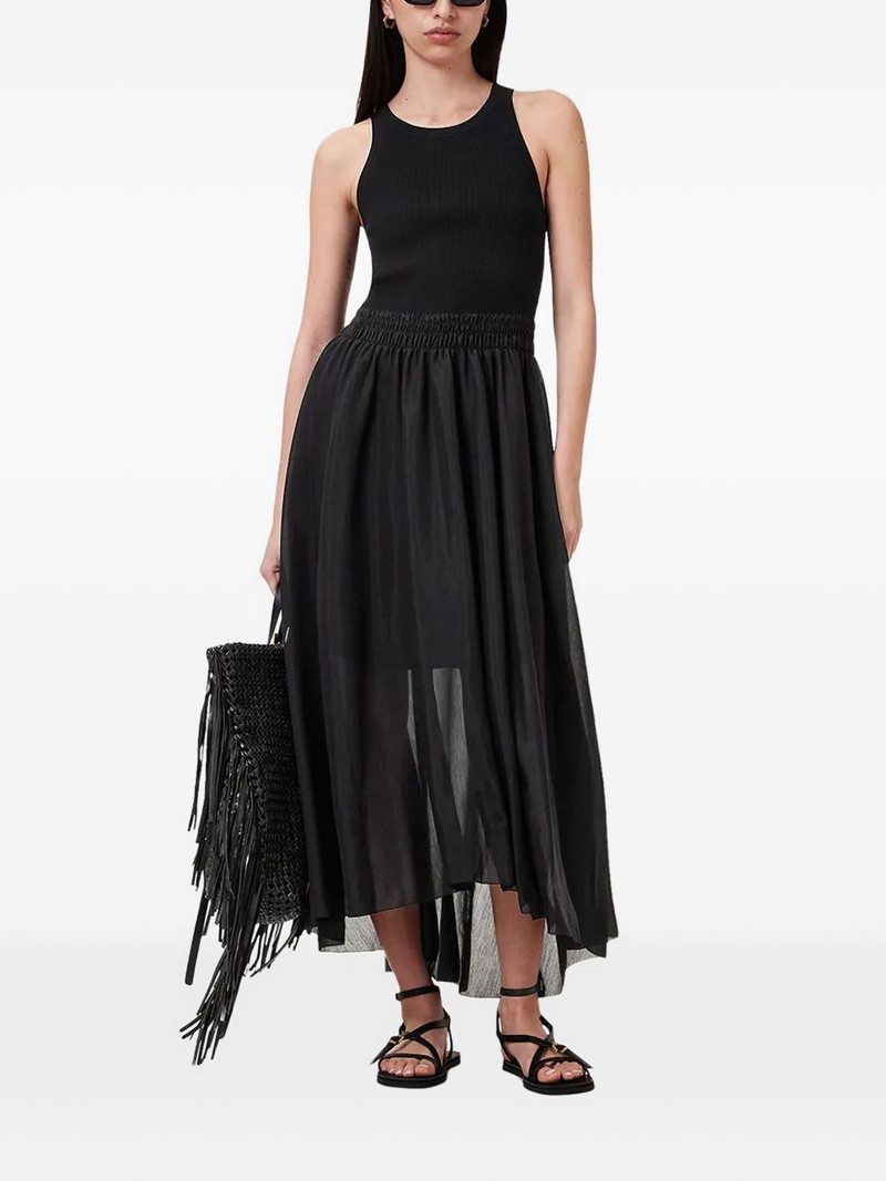 elasticated-waist maxi dress 5