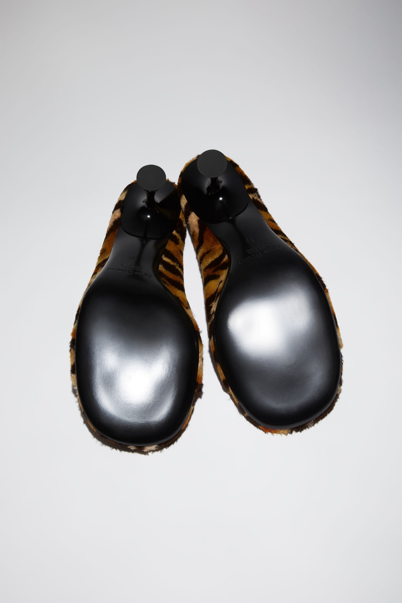 Tiger print mules - Multi beige 3