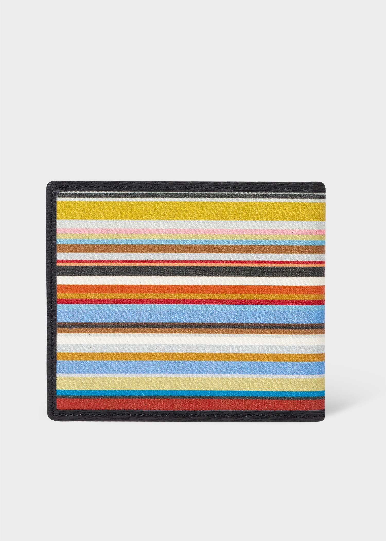 Leather 'Signature Stripe' Billfold Wallet - 4