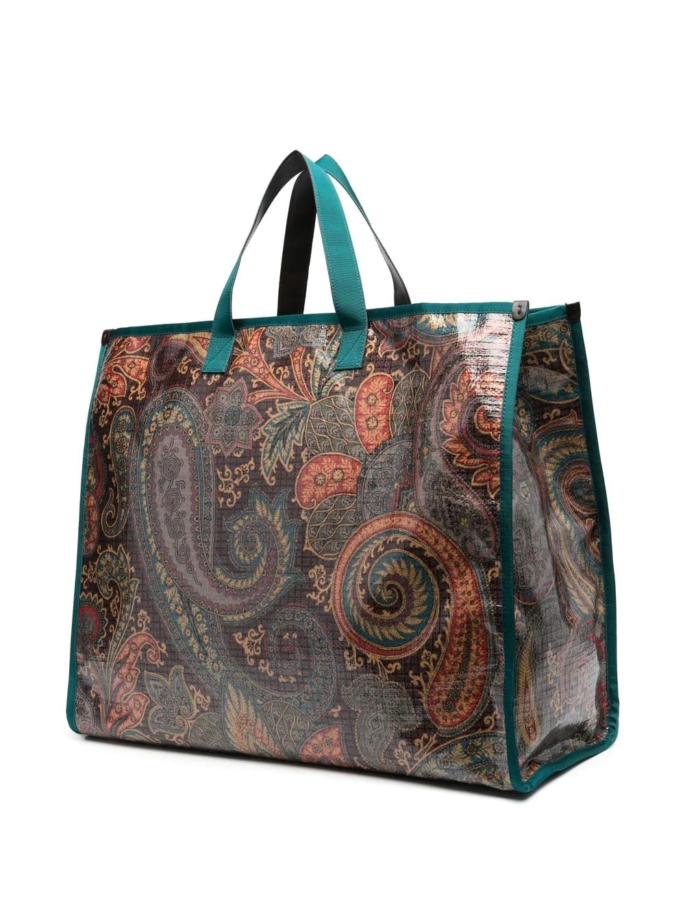 paisley-print tote bag - 3