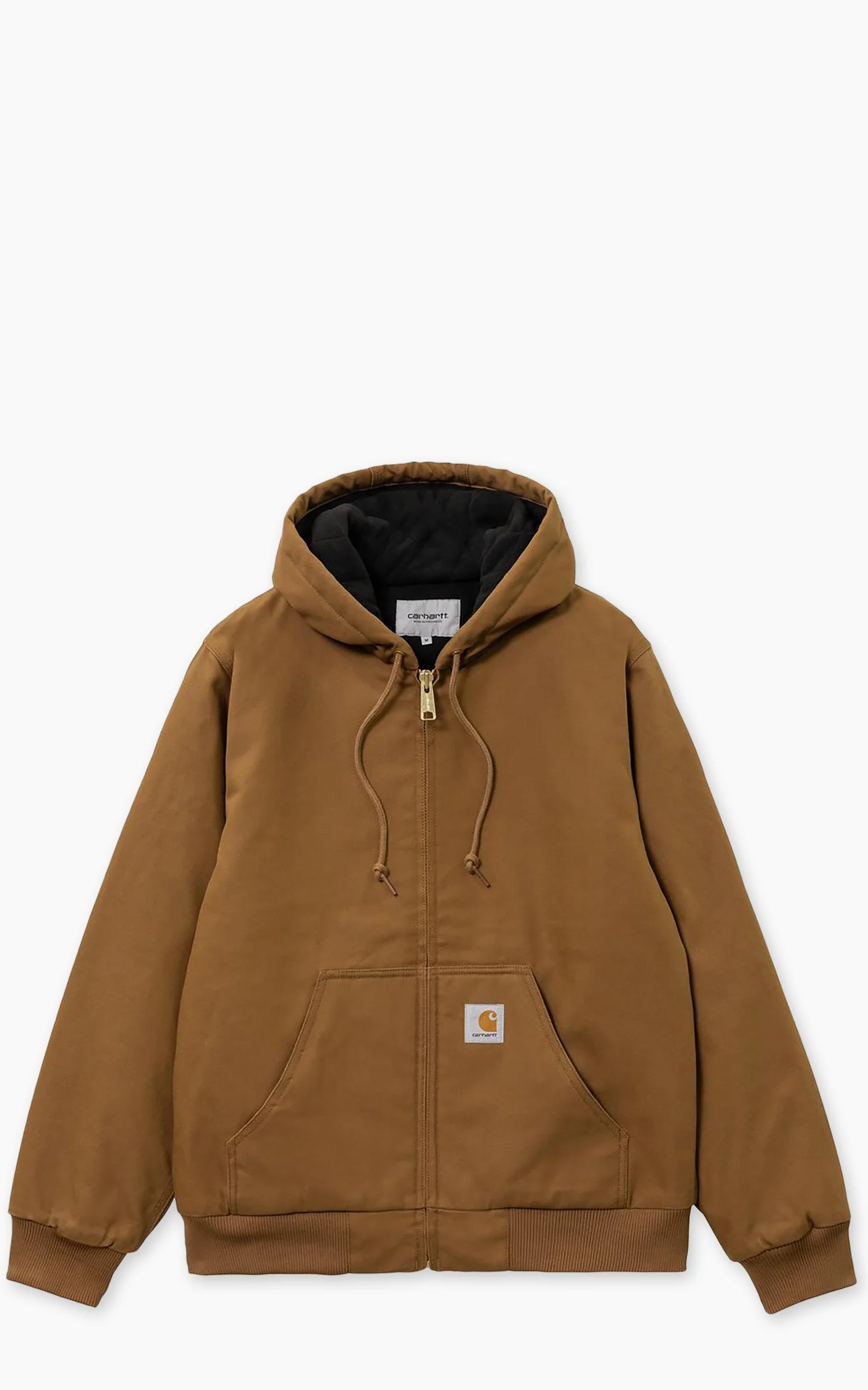 CARHARTT WIP ACTIVE JACKET WINTER DEARBORN CANVAS RIGID HAMILTON BROWN - 1
