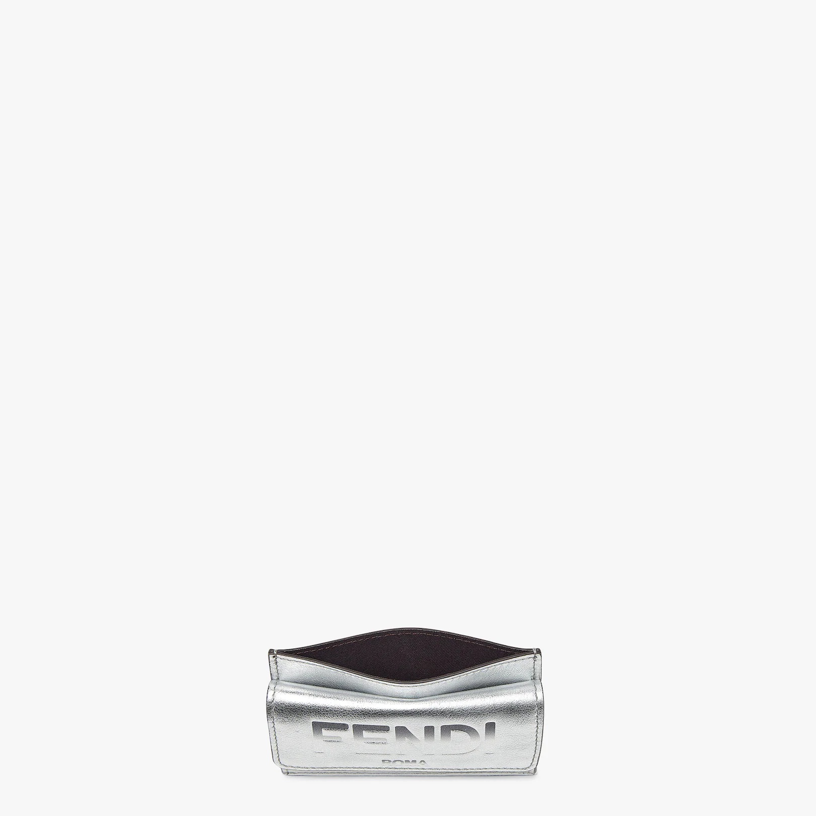 Silver leather cardholder - 4