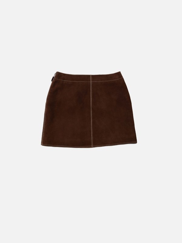 Elvy Western Suede Skirt Bruno - 4
