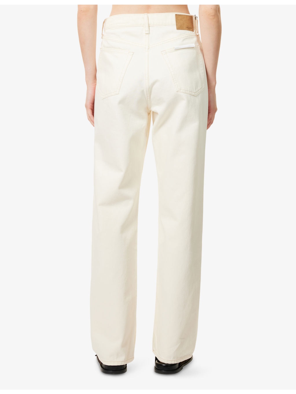 The Shea Straight-Leg Mid-Rirse Jeans - 4