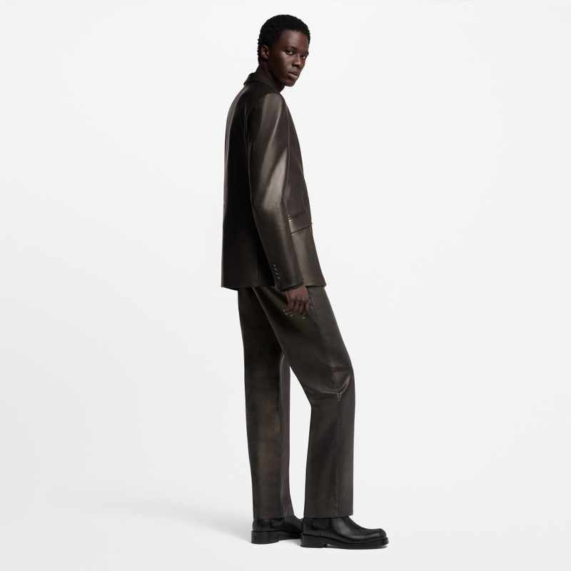 Louis Vuitton Leather Single-Breasted Jacket outlook