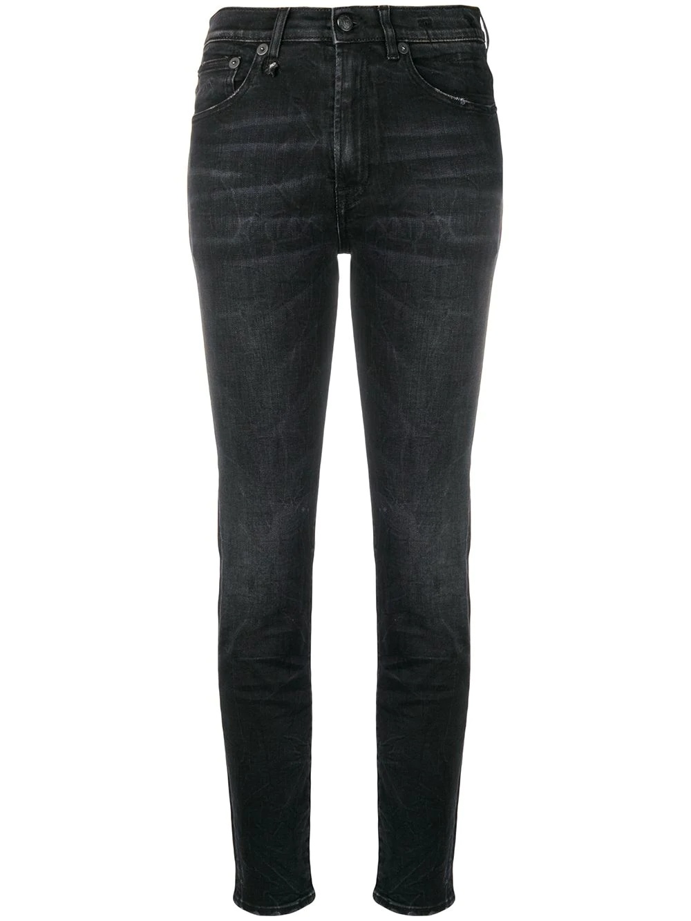 high waisted skinny jeans - 1