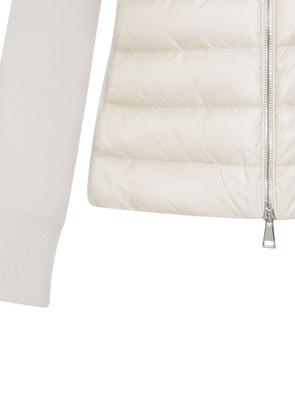 quilted knit-panel jacket - 5