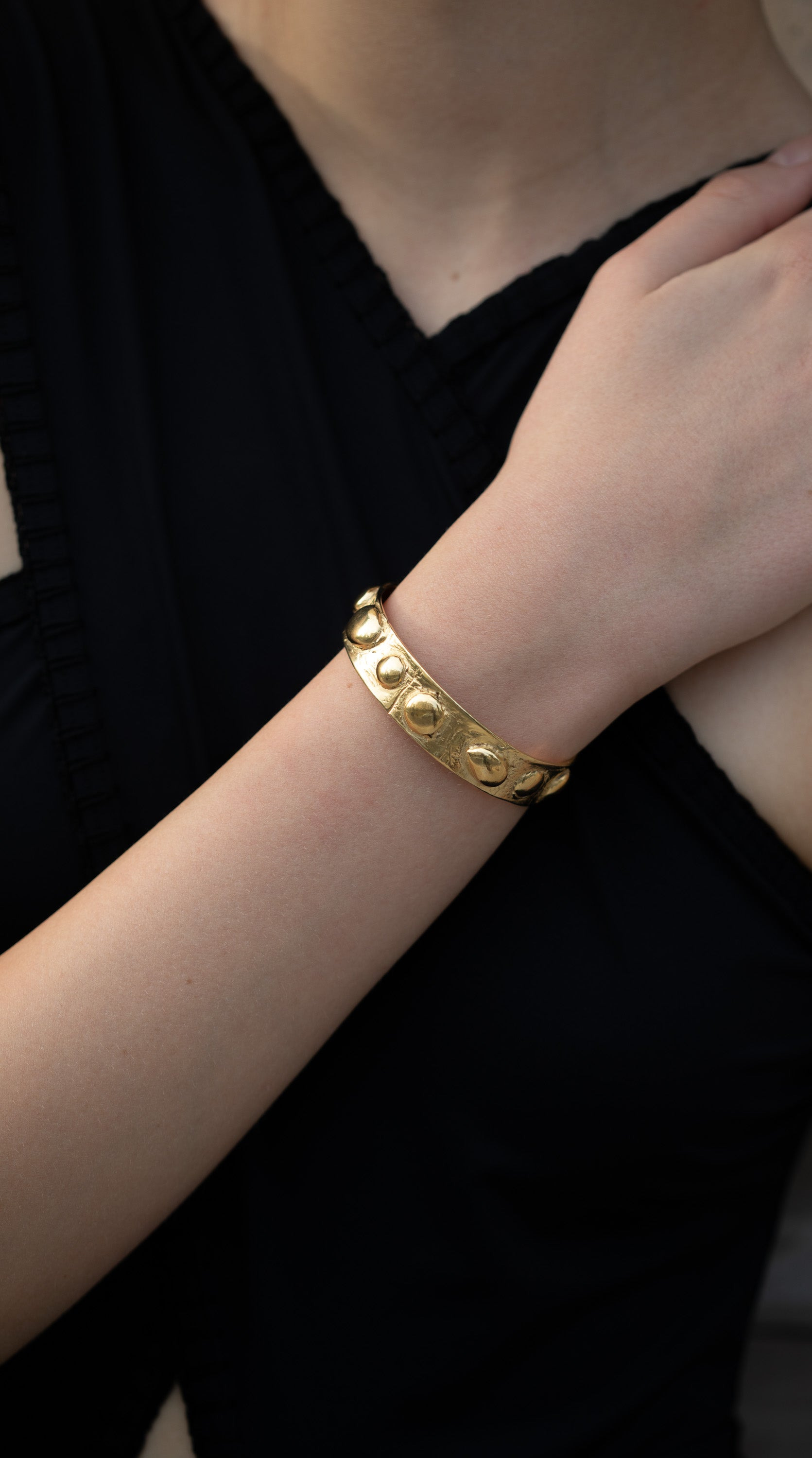 Bold Studded Bangle - 4