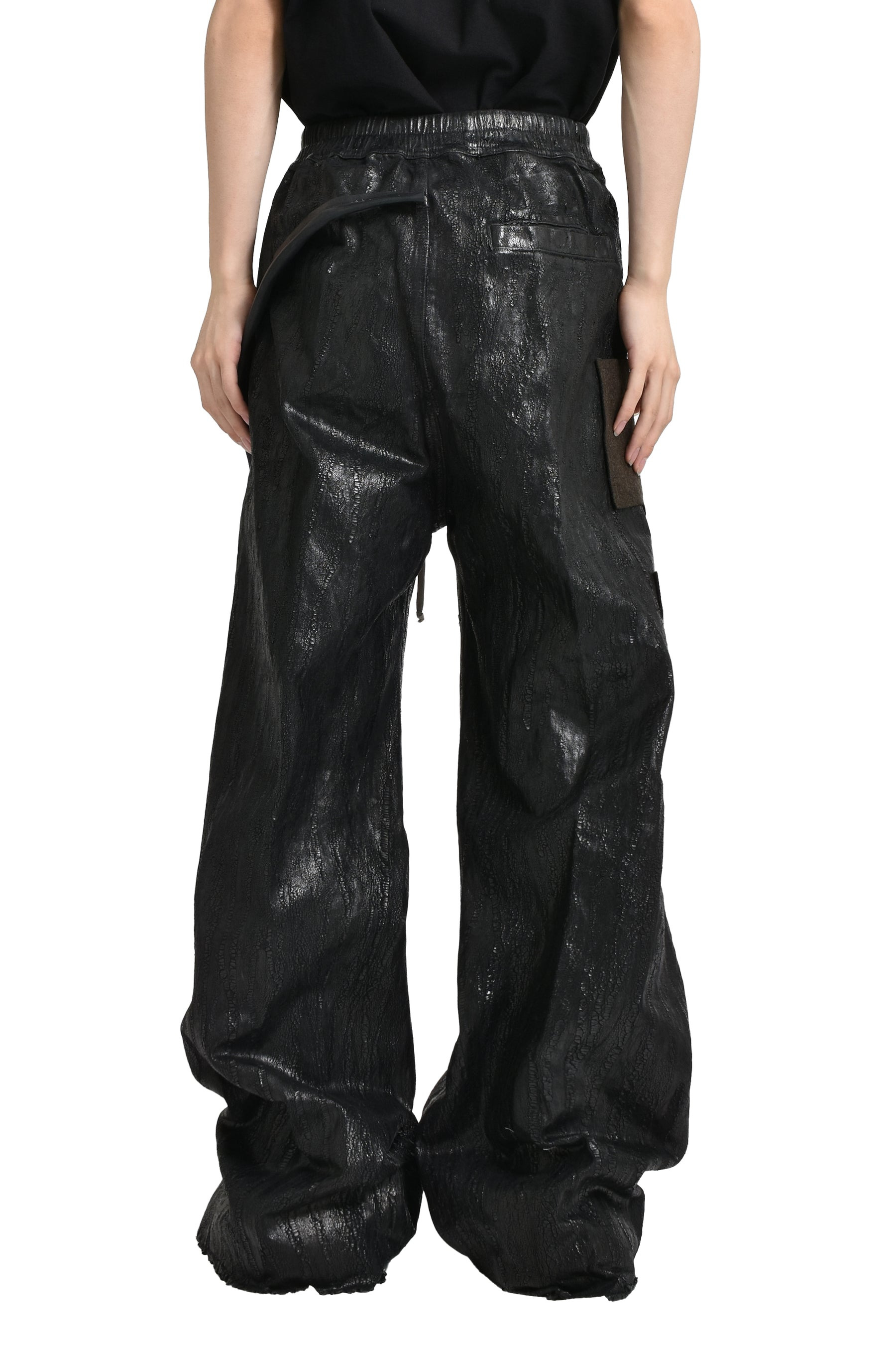 WIDE BELA PANTS / BLK/BRW/BLK - 2