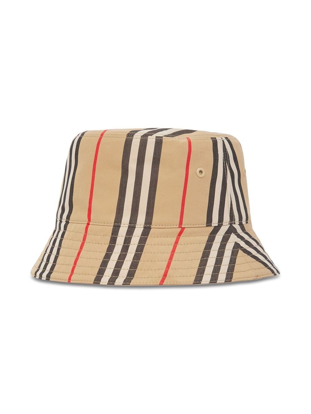 reversible icon stripe bucket hat - 2