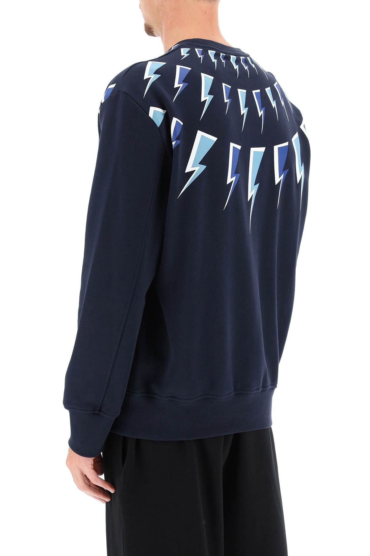 FAIR-ISLE COMIC BOLTS SWEATSHIRT - 4