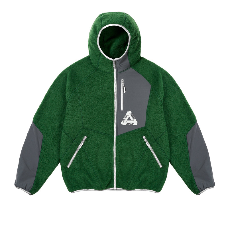 THERMA FLEECE JACKET RACEY GREEN - 1