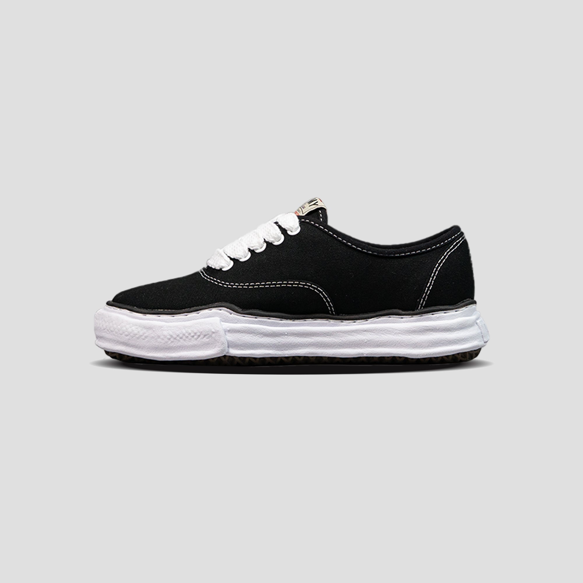 BAKER OG SOLE LOW-TOP CANVAS SNEAKERS - 4