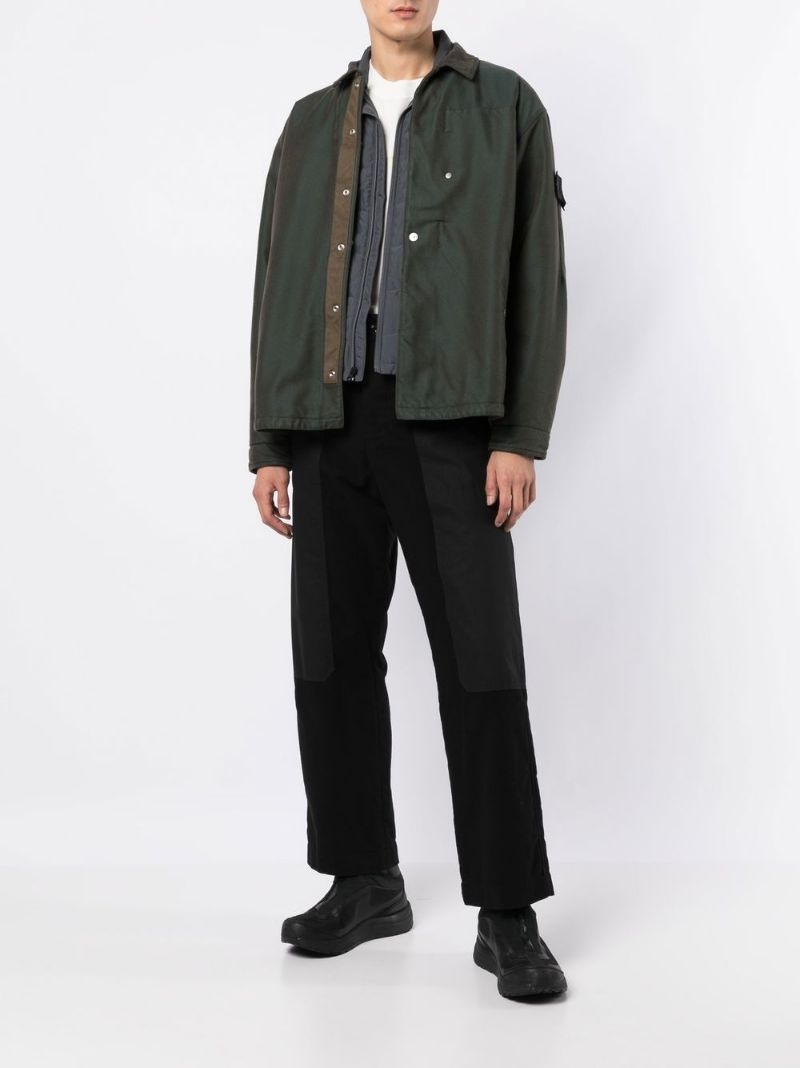 logo-patch coach jacket - 2
