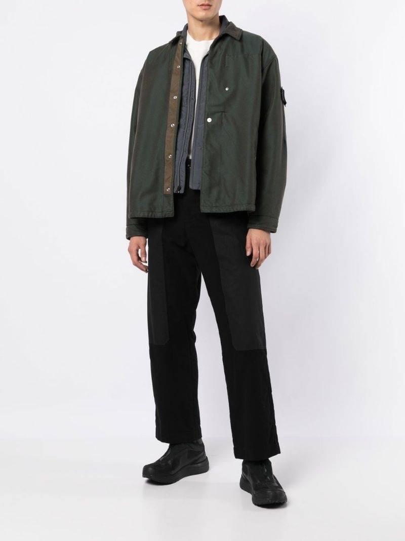 Stone Island Shadow Project logo-patch coach jacket outlook
