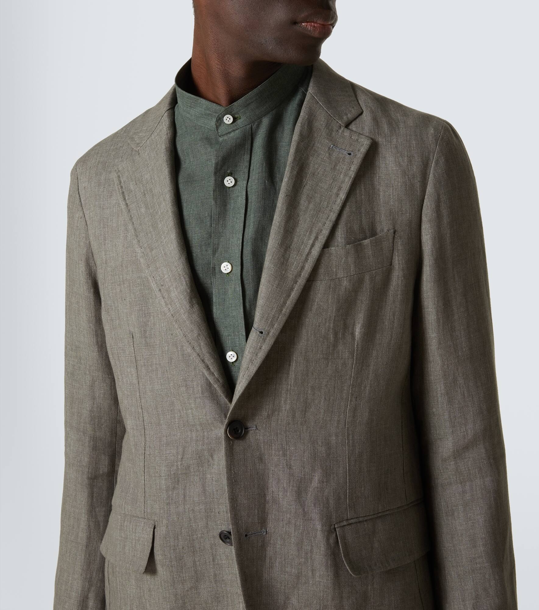Linen blazer - 5