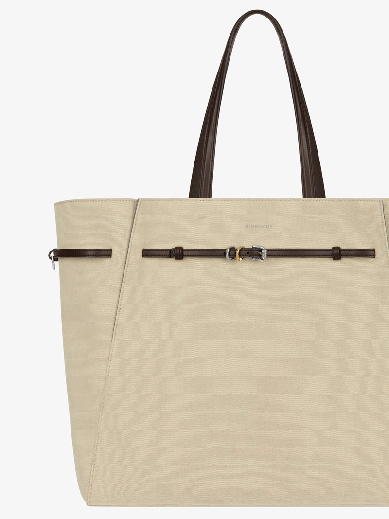 LARGE VOYOU TOTE BAG IN CANVAS 6