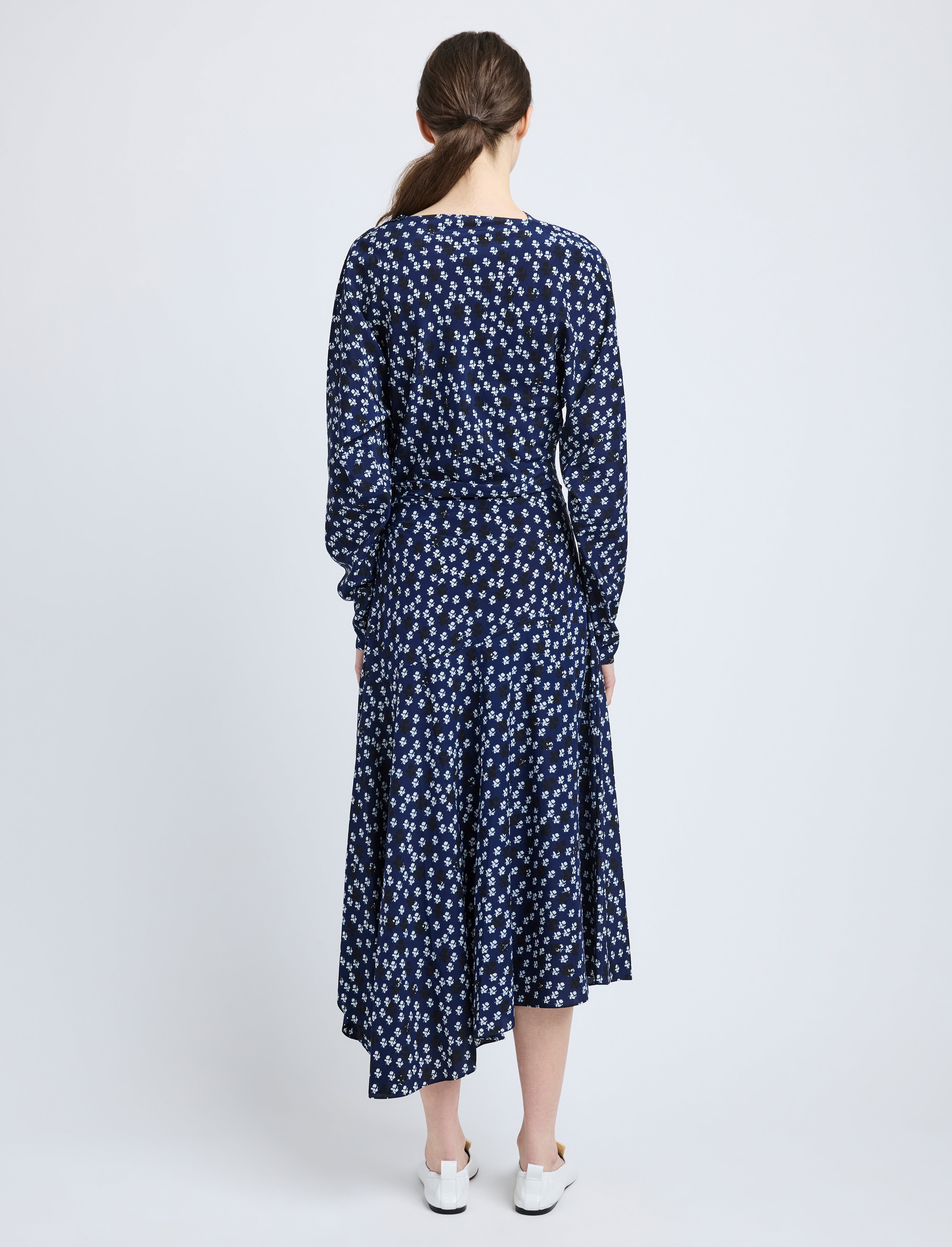 Alina Dress in Printed Silk Viscose - 4
